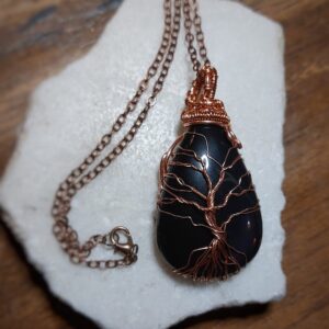 Tree Of Life Zwarte Onyx