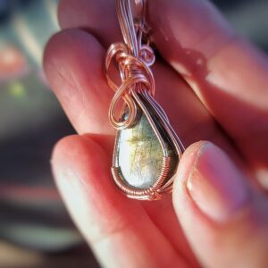 Labradoriet met koper