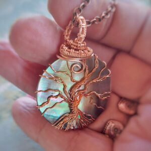 Tree Of Life Abalone Schelp