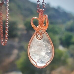 Fluoriet met koperdraad