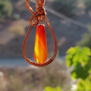 Vuuragaat met koperdraad