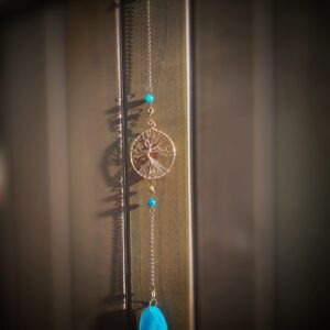 Blauwe Agaat Suncatcher