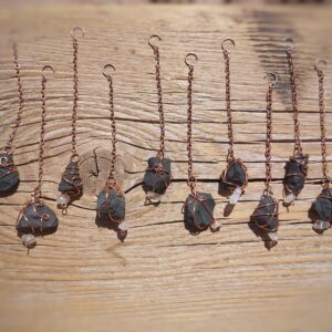 Zuiveringsmineraal Shungiet met Bergkristal
