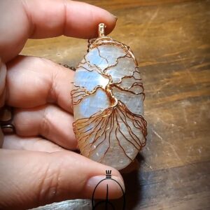 Maansteen met Tree Of Life