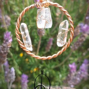 Tensor ring Hanger met bergkristal