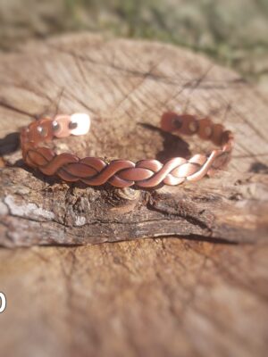 Pulsera de cobre con 6 imanes
