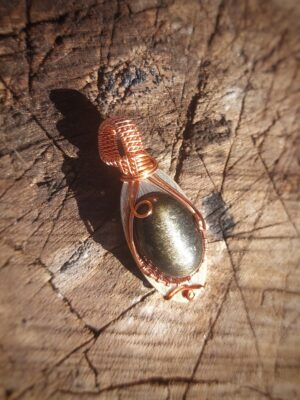 Obsidiaan met Gouden flash