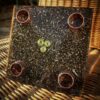 buddha orgonite piramide tensor ring aluminium staal messing bergkristal