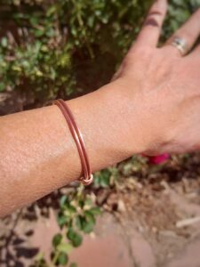 Armband koper draad bracelet copper wire simple