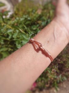 Armband koper draad bracelet copper wire simple 2