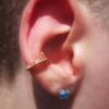 copper ear cuff, no piercing needed