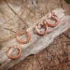 koperen ear cuff, zonder gaatjes oorbel