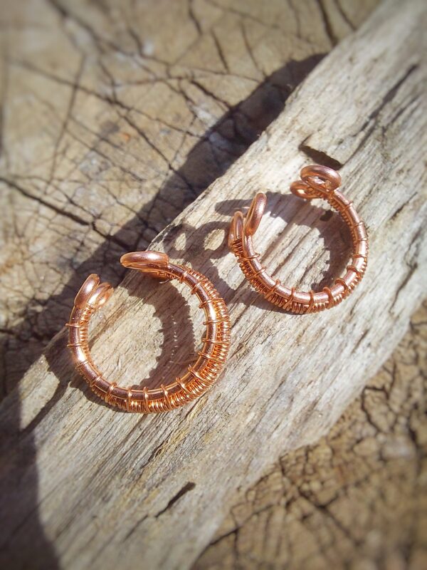 copper ear cuff, non-pierced earring