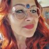 copper glasses with lapis lazuli