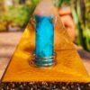 große orgonit-pyramide aqua aura