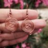 tesla coil earrings 1/4 sacred cubit