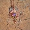 hanger met tesla coil en houder voor bloemen of kruiden