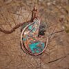 koperen hanger met patina 3