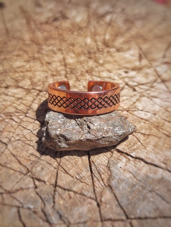koperen ring met magneten