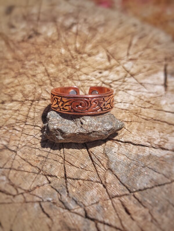 koperen ring met magneten
