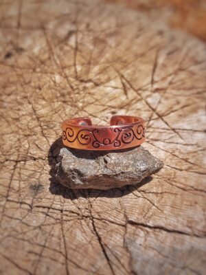 koperen ring met magneten