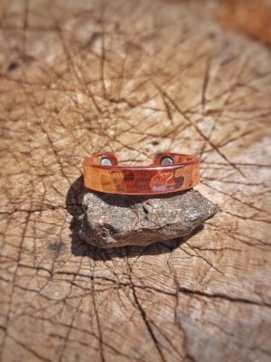 koperen ring met magneten