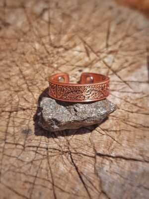 koperen ring met magneten
