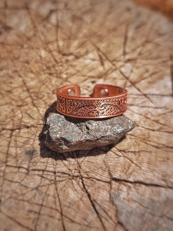 koperen ring met magneten