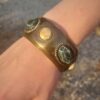 Messingarmband Chlorastrolite Thomsonit