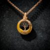 hanger tijgeroog met tree of life 4