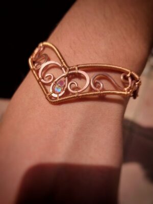 Home koperen armband angel aura 2