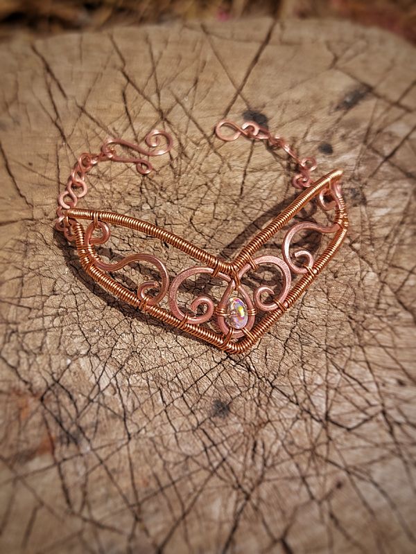 koperen armband angel aura 3