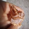koperen hanger met seleniet en tree of life