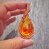 hanger koperdraad amber 1
