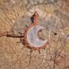 Copper Sun Moon Pendant 1