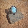 Anillo de plata con Larimar 2 Anillo de plata con Larimar 2