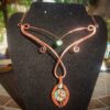 koperen ketting met abalone 1