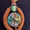 koperen ketting met abalone 2