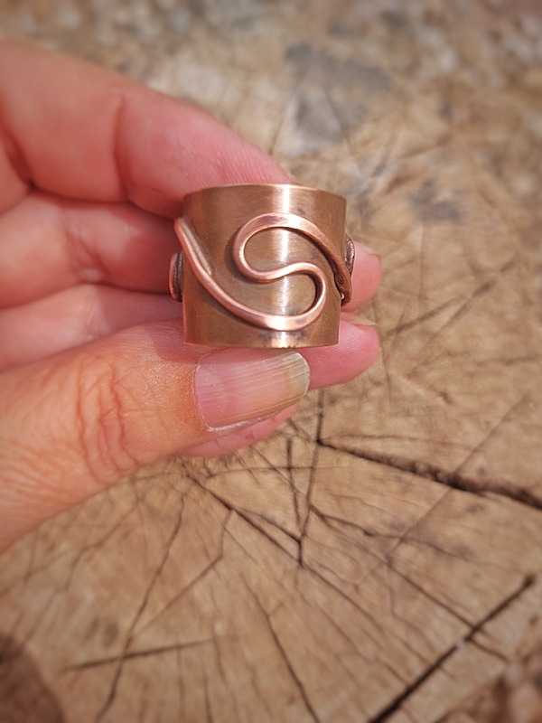 koperen ring glad 1