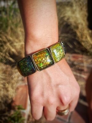 Home vintage imitatie opaal armband 5